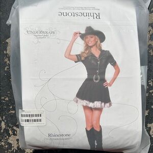 Black Rhinestone Cowgirl Costume